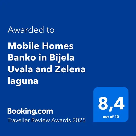 假日公园 Mobile Homes Banko In Bijela Uvala And Zelena Laguna